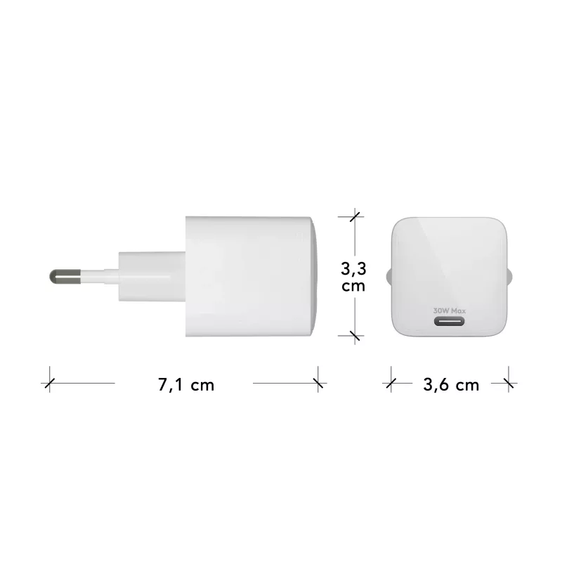 dbramante1928 re-charge Pro - Φορτιστής τοίχου EU - USB-C 30W - W