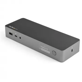 StarTech.com Universal Docking Station φορητού υπολογιστή, Υβριδικό USB-C & USB-A Dock, Dual 4K DP & HDMI, 100W PD, Mac / Windows / Chrome OS, 4x USB 5Gbps Hub, GbE