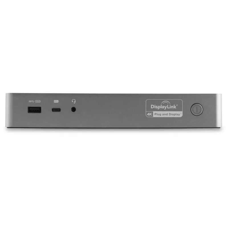 StarTech.com Universal Docking Station φορητού υπολογιστή, Υβριδικό USB-C & USB-A Dock, Dual 4K DP & HDMI, 100W PD, Mac / Windows / Chrome OS, 4x USB 5Gbps Hub, GbE