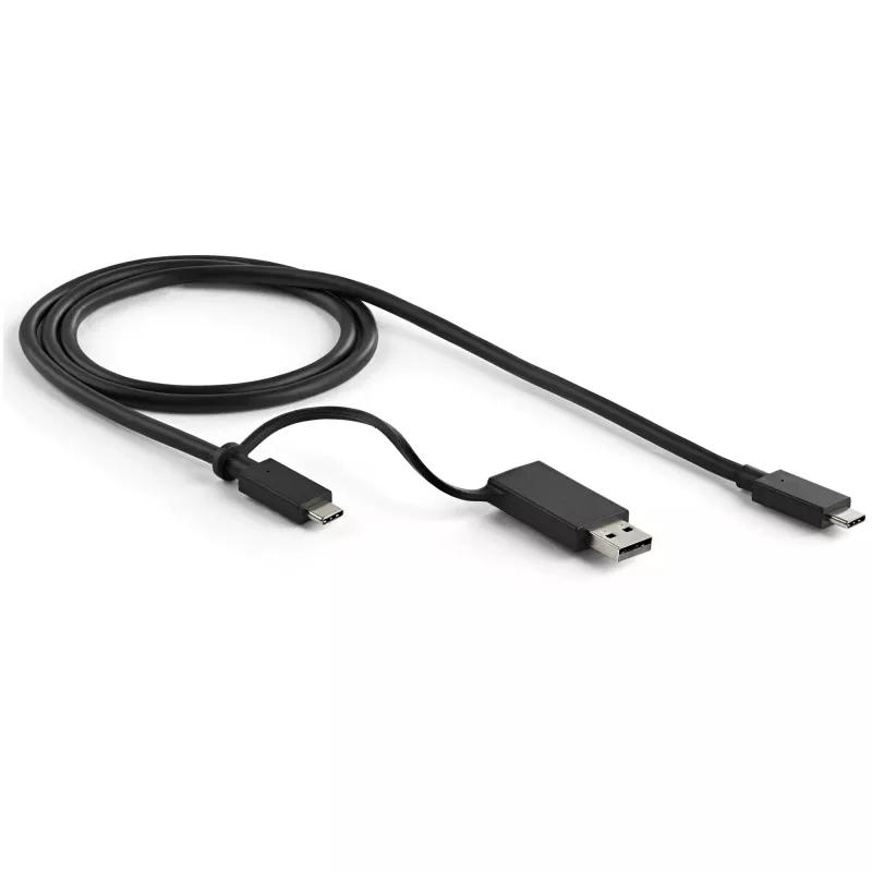 StarTech.com Universal Docking Station φορητού υπολογιστή, Υβριδικό USB-C & USB-A Dock, Dual 4K DP & HDMI, 100W PD, Mac / Windows / Chrome OS, 4x USB 5Gbps Hub, GbE