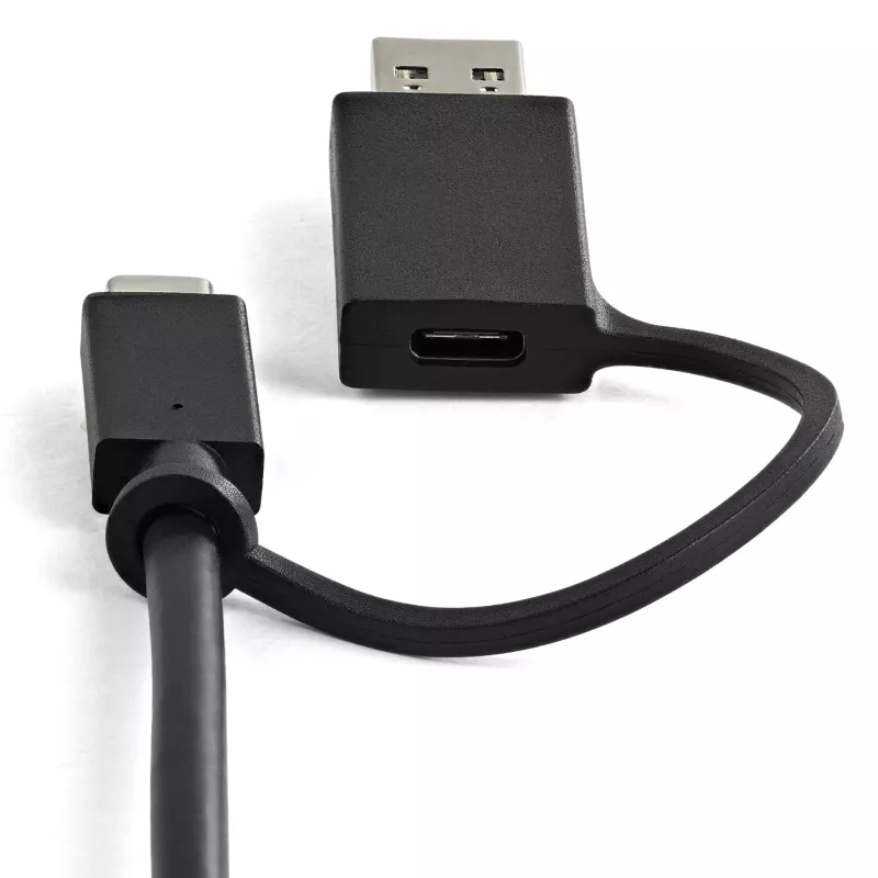 StarTech.com Universal Docking Station φορητού υπολογιστή, Υβριδικό USB-C & USB-A Dock, Dual 4K DP & HDMI, 100W PD, Mac / Windows / Chrome OS, 4x USB 5Gbps Hub, GbE