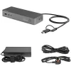 StarTech.com Universal Docking Station φορητού υπολογιστή, Υβριδικό USB-C & USB-A Dock, Dual 4K DP & HDMI, 100W PD, Mac / Windows / Chrome OS, 4x USB 5Gbps Hub, GbE