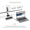 StarTech.com Universal Docking Station φορητού υπολογιστή, Υβριδικό USB-C & USB-A Dock, Dual 4K DP & HDMI, 100W PD, Mac / Windows / Chrome OS, 4x USB 5Gbps Hub, GbE