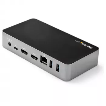 StarTech.com USB-C Dock - Dual Monitor 1080p HDMI Docking Station φορητού υπολογιστή - 65W Power Delivery - 1x USB-C, 3x USB-A, Ethernet - Dual Video Display USB 3.1 Gen 1 Type-C Dock - Mac & Windows