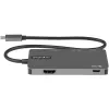 StarTech.com DKT30CHSDPD προσαρμογέας πολλαπλών θυρών USB-C mini dock, HDMI 4K, 100 W PD pass-through, υποδοχή SD/microSD, διανομέας USB 3.0 3 θυρών, σταθερό καλώδιο 30 cm