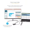 StarTech.com DKT30CHSDPD προσαρμογέας πολλαπλών θυρών USB-C mini dock, HDMI 4K, 100 W PD pass-through, υποδοχή SD/microSD, διανομέας USB 3.0 3 θυρών, σταθερό καλώδιο 30 cm
