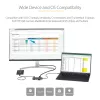 StarTech.com DKT30CHSDPD προσαρμογέας πολλαπλών θυρών USB-C mini dock, HDMI 4K, 100 W PD pass-through, υποδοχή SD/microSD, διανομέας USB 3.0 3 θυρών, σταθερό καλώδιο 30 cm