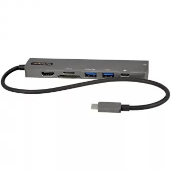 StarTech.com USB-C Multiport Adapter Hub, USB-C σε 4K 60Hz HDMI, Gigabit Ethernet και 100W φόρτιση φορητού υπολογιστή για Macbook Pro / Air και Windows