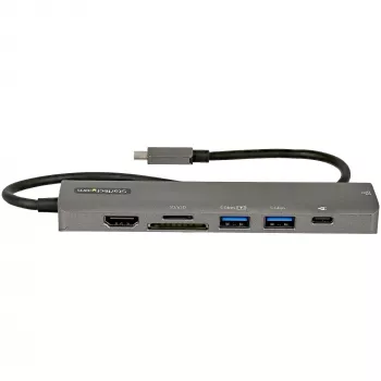 StarTech.com USB-C Multiport Adapter Hub, USB-C σε 4K 60Hz HDMI, Gigabit Ethernet και 100W φόρτιση φορητού υπολογιστή για Macbook Pro / Air και Windows