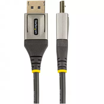 StarTech.com 3m VESA πιστοποιημένο DisplayPort 1.4 Καλώδιο – 8K 60 Hz HDR10 – Ultra HD 4K 120 Hz Βίντεο – DP 1.4 Καλώδιο / Γραμμή – για οθόνες/οθόνες – DisplayPort σε DisplayPort Καλώδιο – M/M