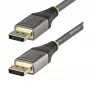 StarTech.com 16ft (5m) VESA πιστοποιημένο DisplayPort 1.4 Καλώδιο – 8K 60Hz HDR10 – Ultra HD 4K 120Hz Βίντεο – DP 1.4 Καλώδιο / Γραμμή – Για οθόνες/οθόνες – DisplayPort σε DisplayPort Καλώδιο – M/M