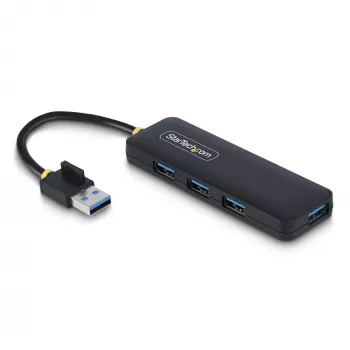 StarTech.com 4-Port USB-A Hub, 5Gbit/s, Bus-Powered, συμπαγές ταξιδιωτικό mini-USB hub, Multi-Port USB 3.0 splitter, φορητό USB hub, προστασία υπερέντασης (OCP)