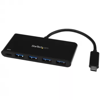 StarTech.com HB30C4AFPD διανομέας USB-C 4 θυρών, USB-C σε 4x USB-A, USB 3.0 SuperSpeed 5Gbps, Power Delivery 2.0