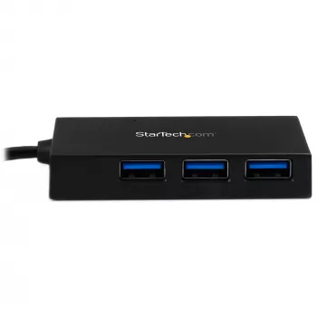 StarTech.com 4 Port USB C Hub - USB Type-C hub με 4x USB-A θύρες (USB 3.0/3.1 Gen 1 SuperSpeed 5 Gbit/s) - USB-Bus ή ανεξάρτητη τροφοδοσία - Φορητό USB-C σε USB-A BC-1.2 φορτιστή hub με τροφοδοτικό~4 Port USB C Hub - USB Type-C hub με 4x USB-A θύρες USB 3.0 hub (5 Gbit/s) - USB-Bus ή ανεξάρτητη τροφοδοσία - Φορητό USB-C σε USB-A BC-1.2 φορτιστή hub με τροφοδοτικό