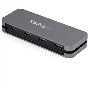 StarTech.com 4 Port USB C Hub - 3x USB-A/1x USB-C - 5Gbps USB 3.0 Type-C hub (3.2/3.1 Gen 1) - Bus-powered - Φορητό USB-C σε USB-A adapter hub - 28,5 cm (11,2 ίντσες) καλώδιο με cable management~4 Port USB C Hub - 3x USB-A/1x USB-C - USB 3.0 Type-C hub - USB 3.2 Gen 1 (5 Gbit/s) - Bus-powered - Φορητό USB-C σε USB-A adapter hub - 11,2 ίντσες (28,5 cm) καλώδιο με cable management