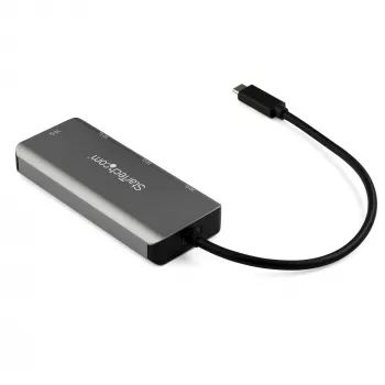 StarTech.com 4 Port USB C Hub με 2x USB A & 2x USB C – SuperSpeed 10 Gbit/s USB Type-C 3.1/3.2 Gen 2 hub – USB-Bus τροφοδοσία – Φορητό USB-C σε USB adapter hub – Αλουμίνιο – 25 cm (9,8 ίντσες) καλώδιο