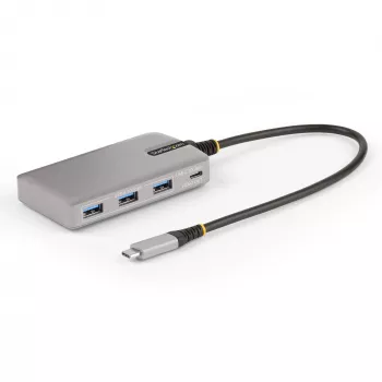 StarTech.com 4-Port USB-C hub με USB-C DP Alt Mode έξοδο βίντεο 4K 60Hz - 3x USB-A, 1x USB Type-C, 100W Power Delivery pass-through, USB 3.2 10Gbps, καλώδιο 30cm, φορητό USB hub