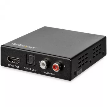StarTech.com 4K HDMI Audio Extractor με υποστήριξη 4K 60Hz, Μαύρο, 4096 x 2160 pixel, 1280 x 720,1920 x 1080,1920 x 1200,3840 x 2160,4096 x 2160, 60 Hz, 5.1 κανάλια, HDMI