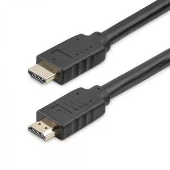 StarTech.com 50ft (15m) HDMI 2.0 καλώδιο - 4K 60Hz Ενεργό HDMI καλώδιο - CL2 πιστοποιημένο για εγκατάσταση σε τοίχο - Μακρύ, ανθεκτικό High Speed UHD HDMI καλώδιο - HDR, 18 Gbit/s - αρσενικό σε αρσενικό καλώδιο - Μαύρο