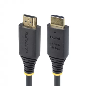 StarTech.com 4 m (13 ft) Premium πιστοποιημένο High-Speed HDMI καλώδιο, 4K 60Hz/1440p 144Hz, HDR10/HDCP 2.2/ARC, 18 Gbit/s, UHD HDMI 2.0 καλώδιο για TV/Monitor/οθόνη, TPE περίβλημα