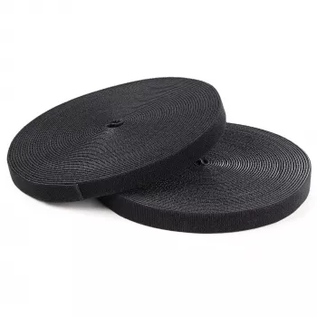 StarTech.com 100 ft ρολό ταινίας Velcro – επαναχρησιμοποιήσιμοι δεσμοί καλωδίων για κόψιμο – βιομηχανική ταινία στερέωσης καλωδίων σε μεγάλη συσκευασία / ρυθμιζόμενη υφασμάτινη περιέλιξη μαύρη / επαναχρησιμοποιούμενες αυτοκόλλητες ταινίες διαχείρισης καλωδίων