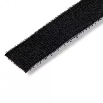 StarTech.com 8,5 m ρολό ταινίας Velcro - Κομμένοι επαναχρησιμοποιήσιμοι δεσμοί καλωδίων - Βιομηχανική ταινία στερέωσης καλωδίων σε ρολό / Ρυθμιζόμενες υφασμάτινες περιελίξεις Μαύρο / Επαναχρησιμοποιούμενες αυτοκόλλητες ταινίες διαχείρισης καλωδίων