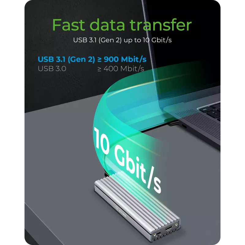 ICY BOX IB-1817Ma-C31 θήκη SSD Ασημί M.2