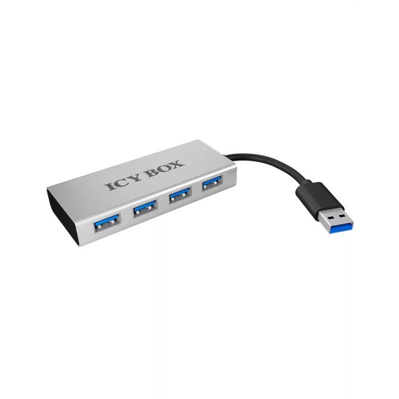 ICY BOX IB-AC6104 USB 3.2 Gen 1 (3.1 Gen 1) Type-A 5000 Mbit/s Λευκό