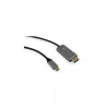 Icy Box IB-CB020-C καλώδιο USB Type-C σε HDMI, 1,8 m, 4K 60 Hz, μαύρο/ασημί