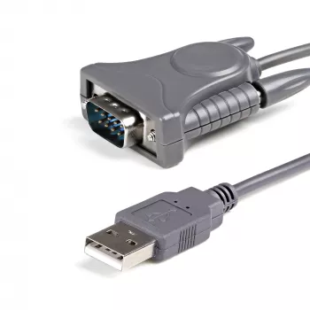 StarTech.com ICUSB232DB25 καλώδιο προσαρμογέα USB 2.0 σε σειριακό RS232, DB9/DB25, γκρι
