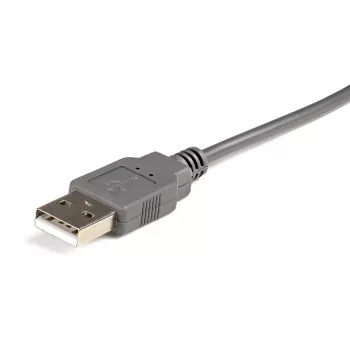 StarTech.com ICUSB232DB25 καλώδιο προσαρμογέα USB 2.0 σε σειριακό RS232, DB9/DB25, γκρι