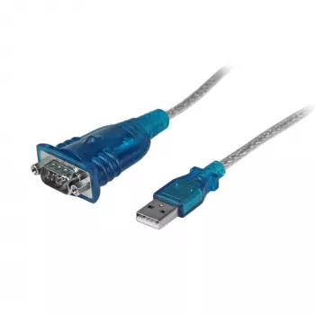 StarTech.com Καλώδιο προσαρμογέα 43 cm (17 ίντσες) 1 Θύρας USB σε RS232 DB9 Σειριακό, Καλώδιο προσαρμογέα USB σε Σειριακό - M/M