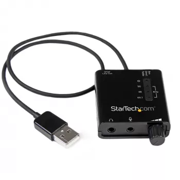 StarTech.com Προσαρμογέας Στερεοφωνικού Ήχου USB Εξωτερική κάρτα ήχου με SPDIF Ψηφιακό Ήχο και Στερεοφωνικό Μικρόφωνο