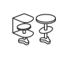 Βραχίονας οθόνης Kensington K55512WW Space Saving Single