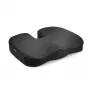 Kensington Premium Cool-Gel Μαξιλάρι καθίσματος, Μαξιλάρι καθίσματος, Αφρός μνήμης, Καρέκλα, Μαύρο, Μονόχρωμο, Φερμουάρ