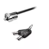Kensington MICROSAVER 2.0 MK ΚΛΕΙΔΑΡΙΑ LAPTOP, Κλειδί, Ατσάλι, Μαύρο, Ασημί