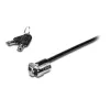 Kensington MICROSAVER 2.0 MK ΚΛΕΙΔΑΡΙΑ LAPTOP, Κλειδί, Ατσάλι, Μαύρο, Ασημί