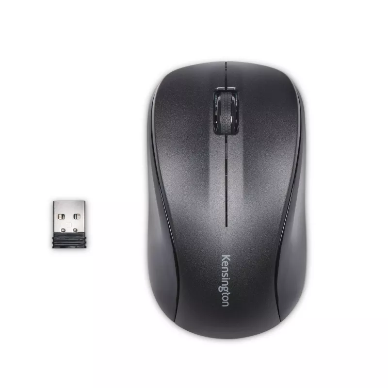 Kensington Wireless Valu Ποντίκι, αμφιδέξιο, Οπτικό, RF Wireless, 1000 DPI, Μαύρο