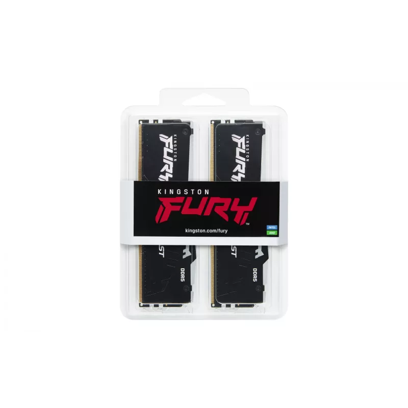 Kingston Technology FURY Beast 64 GB 5200 MT/s DDR5 CL40 DIMM (Σετ 2) RGB