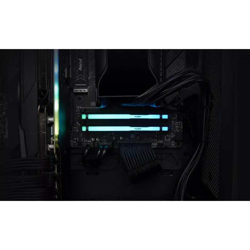 Kingston Technology FURY Beast 64 GB 5200 MT/s DDR5 CL40 DIMM (Σετ 2) RGB