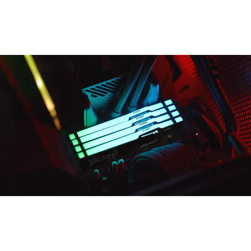 Kingston Technology FURY Beast 64 GB 5200 MT/s DDR5 CL40 DIMM (Σετ 2) RGB