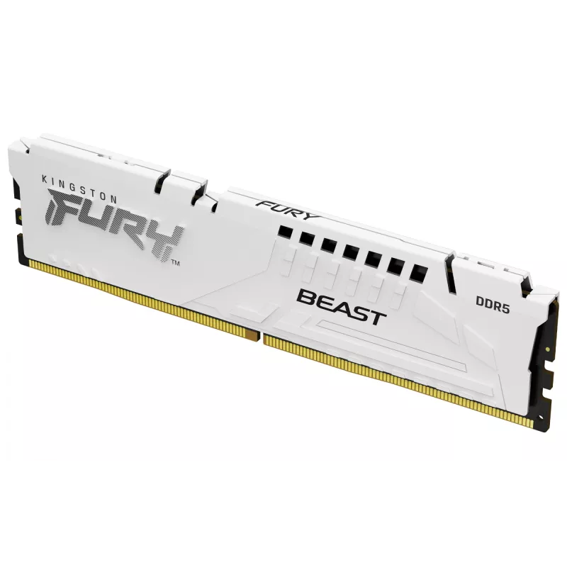 Kingston Technology FURY Beast 32GB 5200MT/s DDR5 CL40 DIMM (Σετ 2) Λευκό XMP