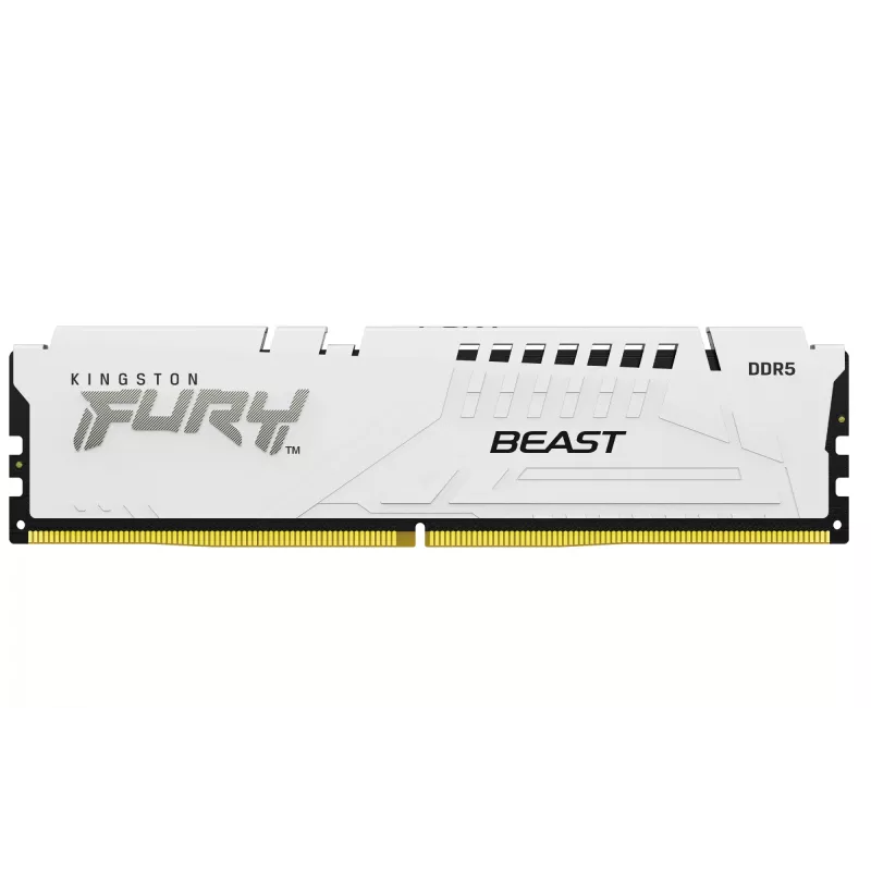 Kingston Technology FURY Beast 32GB 5200MT/s DDR5 CL40 DIMM (Σετ 2) Λευκό XMP