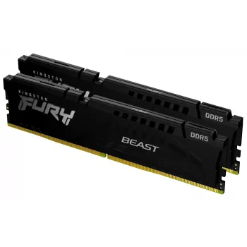 Kingston Technology FURY Beast 64GB 5600MT/s DDR5 CL36 DIMM (Kit of 2) μαύρο
