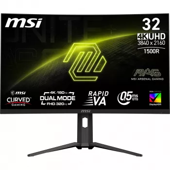 MSI MAG 321CUPDF Οθόνη υπολογιστή 80 cm (31,5 ίντσες) 3840 x 2160 pixel 4K Ultra HD LCD μαύρο