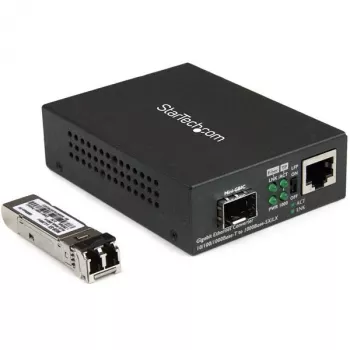 StarTech.com Μετατροπέας μέσου Gigabit Ethernet Fiber - Συμπαγής - 850nm MM LC - 550m