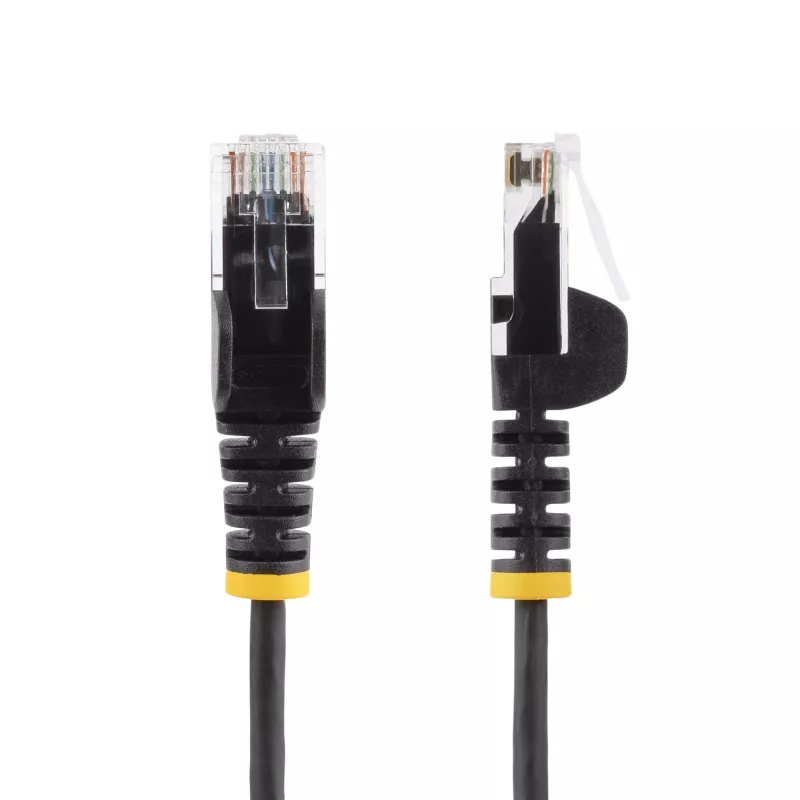 StarTech.com 1 m Καλώδιο CAT6 – λεπτό – Snagless Βύσματα RJ45 – Μαύρο