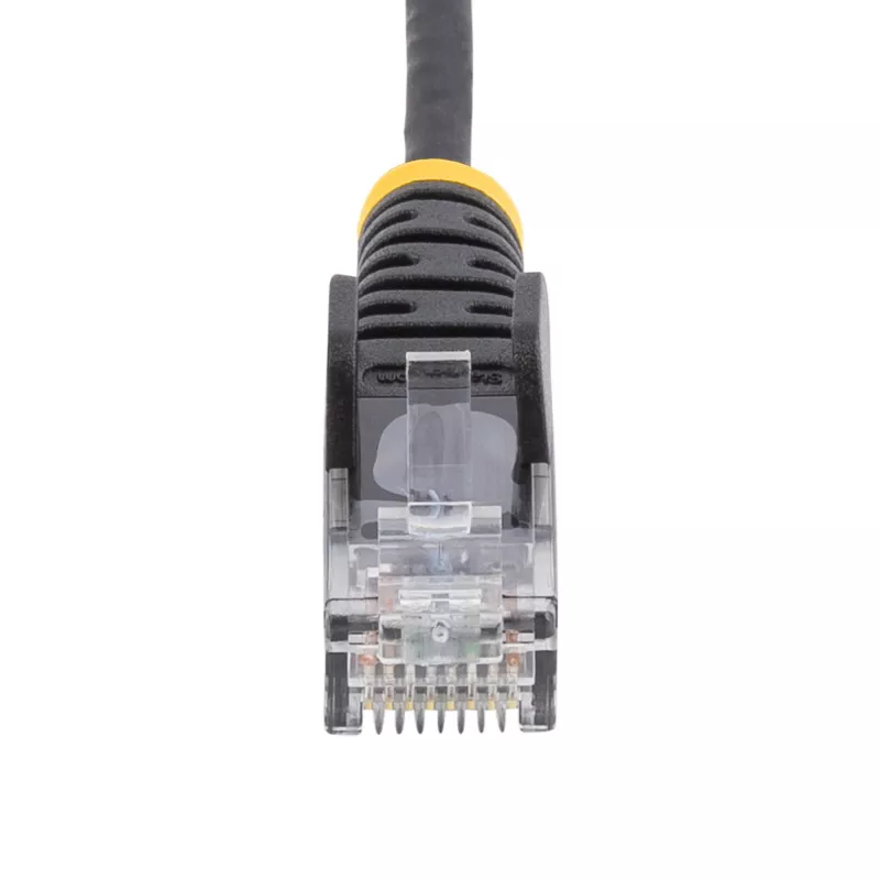 StarTech.com 2 m Καλώδιο CAT6 – λεπτό – Snagless Βύσματα RJ45 – Μαύρο