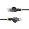 StarTech.com 3 m Καλώδιο CAT6 - λεπτό - Snagless Βύσματα RJ45 - Μαύρο