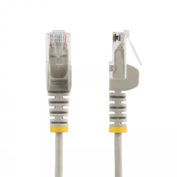 StarTech.com 3 m Καλώδιο CAT6 - λεπτό - Snagless Βύσματα RJ45 - Γκρι